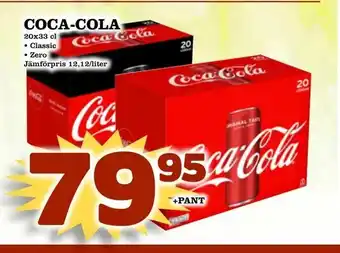 Prisma Mat Coca-cola 20x33cl erbjuda