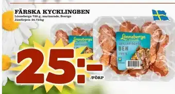Prisma Mat Färska kycklingben 720g erbjuda
