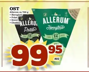 Prisma Mat Ost 700g erbjuda