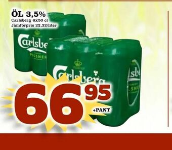 Prisma Mat Öl 3,5% 6x50cl erbjuda