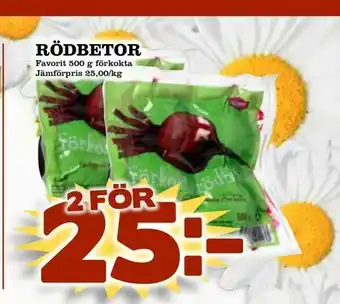 Rödbetor 500g