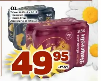 Prisma Mat Öl 3,5% 6x50cl erbjuda