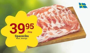 minmatbutik Spareribs erbjuda