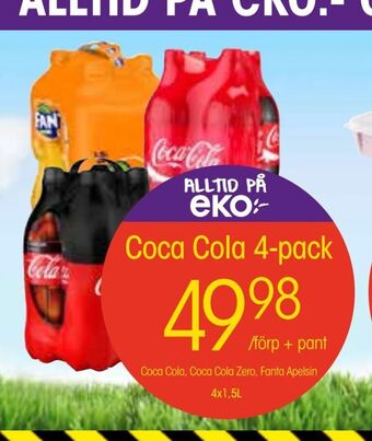 EKO Coca cola 4-pack erbjuda