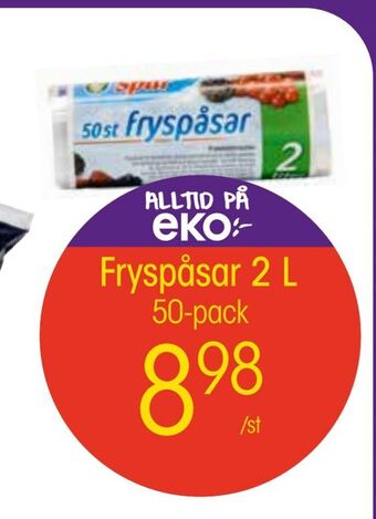 EKO Fryspåsar 2 l erbjuda