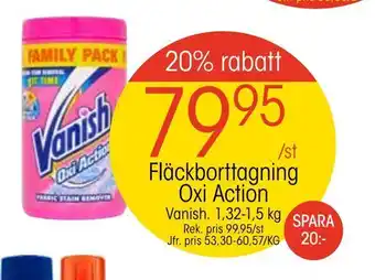 EKO Fläckborttagning oxi action erbjuda