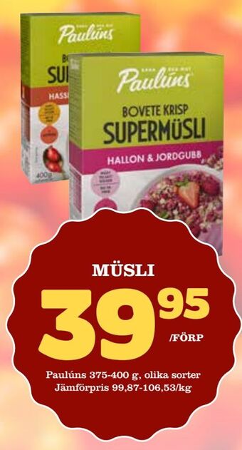 Rinkeby Matcenter Müsli erbjuda