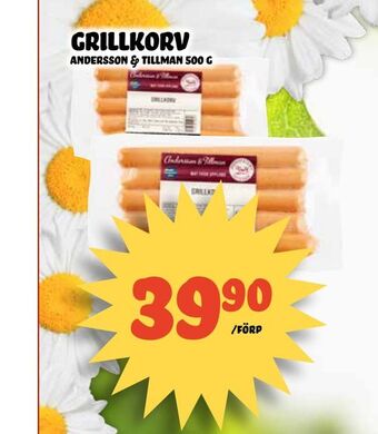 Nelins Grillkorv erbjuda