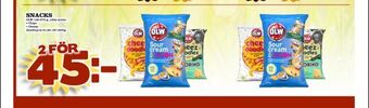 Supergrossen Snacks erbjuda