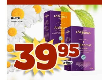 Supergrossen Kaffe erbjuda