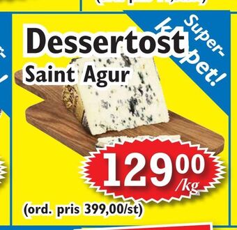 T-jarlen Dessertost erbjuda