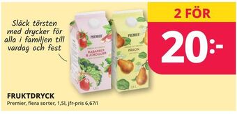 Tempo Fruktdryck erbjuda