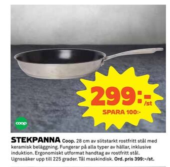 Coop Stekpanna erbjuda