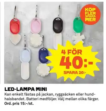 Coop Led-lampa mini erbjuda