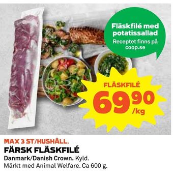 Coop Färsk fläskfilé erbjuda