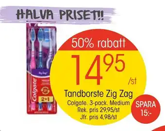 EKO Tandborste zig zag erbjuda
