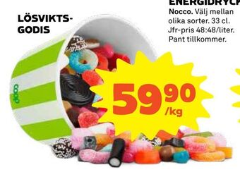 Coop Lösviktsgodis erbjuda