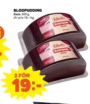 Coop Blodpudding erbjuda