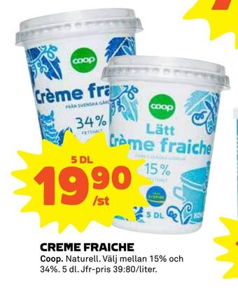 Coop Creme fraiche erbjuda
