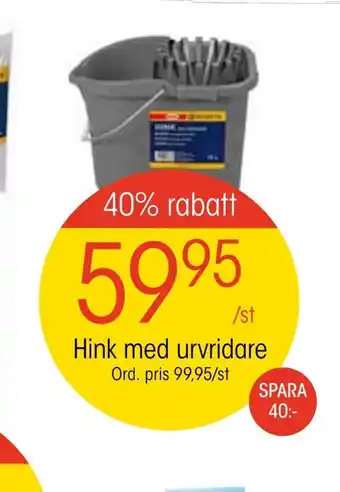 EKO Hink med urvridare erbjuda