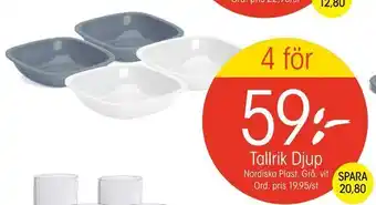 EKO Tallrik djup erbjuda