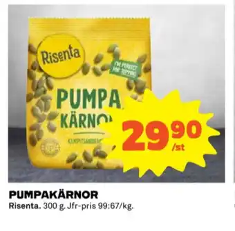 Risenta pumpakärnor