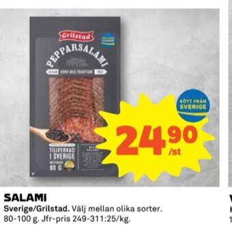Coop Grilstad salami erbjuda