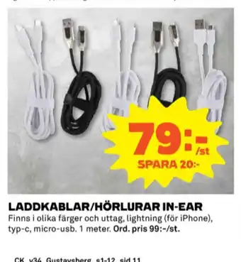 Coop Philips laddkabel erbjuda
