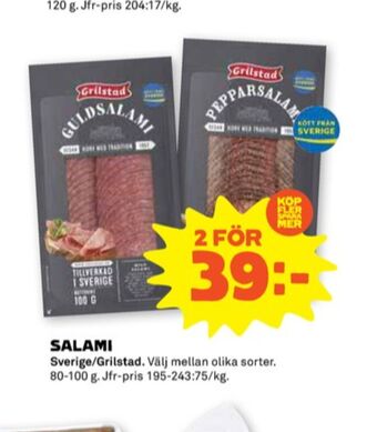 Coop Forum Grilstad salami erbjuda