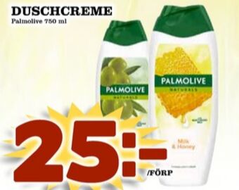 Matdax Palmolive duschtvål erbjuda