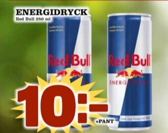 Matdax Red bull energidryck erbjuda