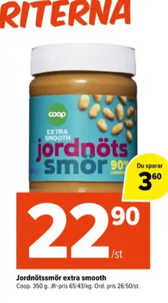 Coop jordnötssmör