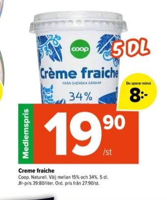 Coop crème fraiche