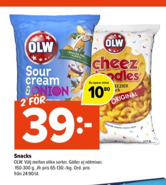 Coop Extra Olw chips erbjuda
