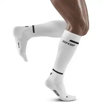 Outnorth Men's the run socks, tall white erbjuda
