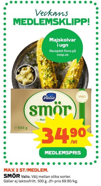 Coop Smör erbjuda