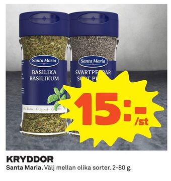 Coop Kryddor erbjuda