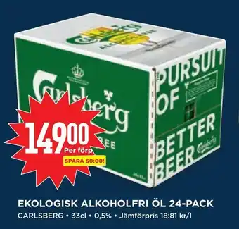 Willys Ekologisk alkoholfri öl 24-pack erbjuda