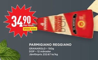 Willys Parmigiano reggiano erbjuda