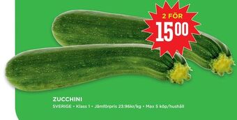 Willys Zucchini erbjuda