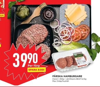 Willys Hemma Färska hamburgare erbjuda