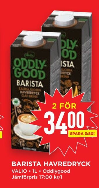 Willys Hemma Barista havredryck erbjuda
