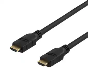 Inet Deltaco hdmi-kabel 2.0 ha-ha aktiv svart 15 m erbjuda
