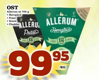 Matvärlden Tensta Ost 700g erbjuda