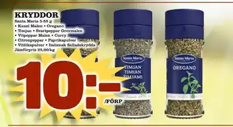Matvärlden Tensta Kryddor 5-55g erbjuda