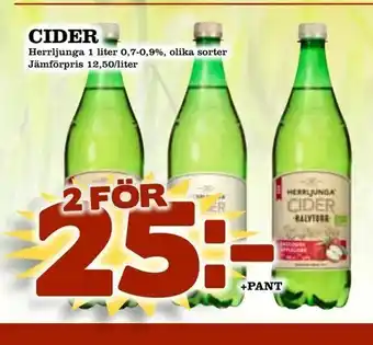 Matvärlden Tensta Cider 1L erbjuda