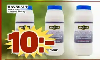 Matvärlden Tensta Havssalt 370g erbjuda