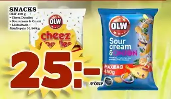 Matvärlden Tensta Snacks 450g erbjuda