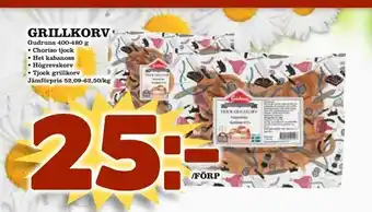 Matvärlden Tensta Grillkorv 400-480g erbjuda