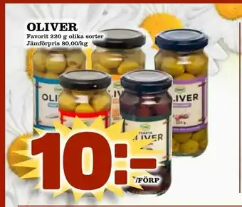 Matvärlden Tensta Oliver 220g erbjuda